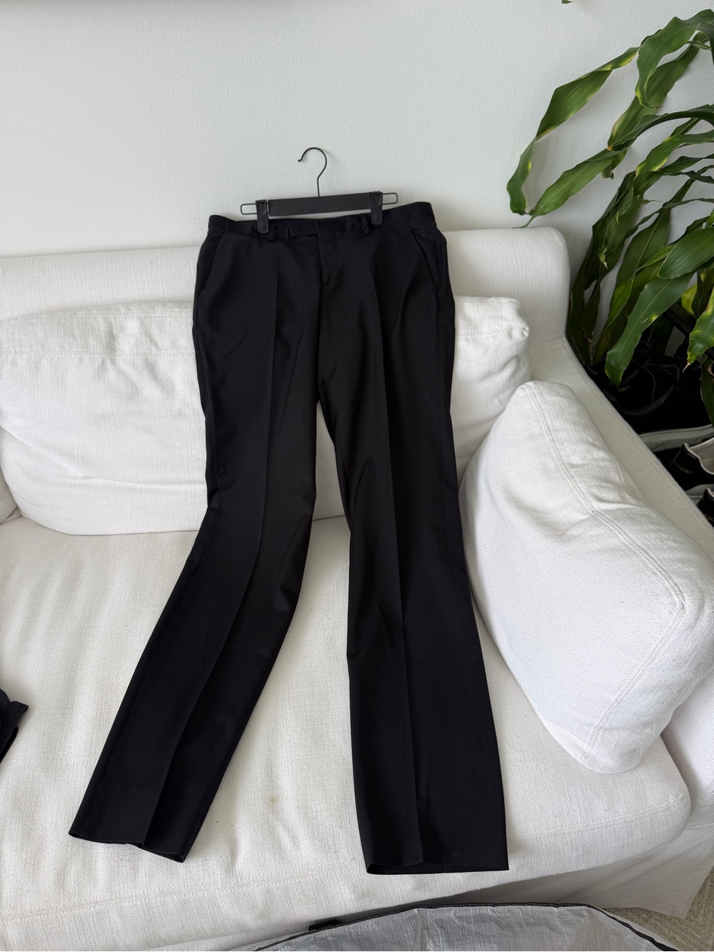Hugo Boss Slim Black Dress Trousers